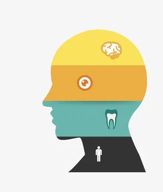 矢量健康宣传插画免抠