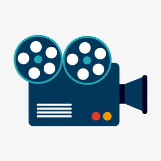 摄影机 扁平化 矢量图 影像免抠