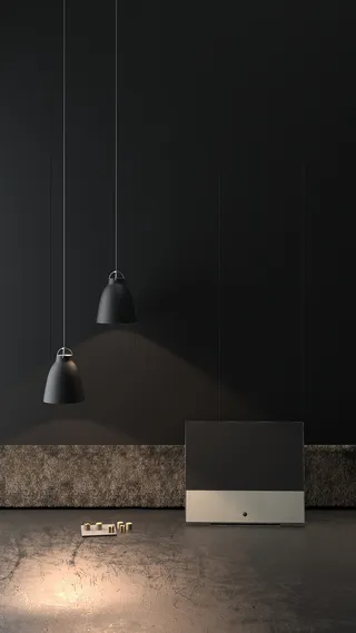 大气酷黑商务极简风H5背景高清