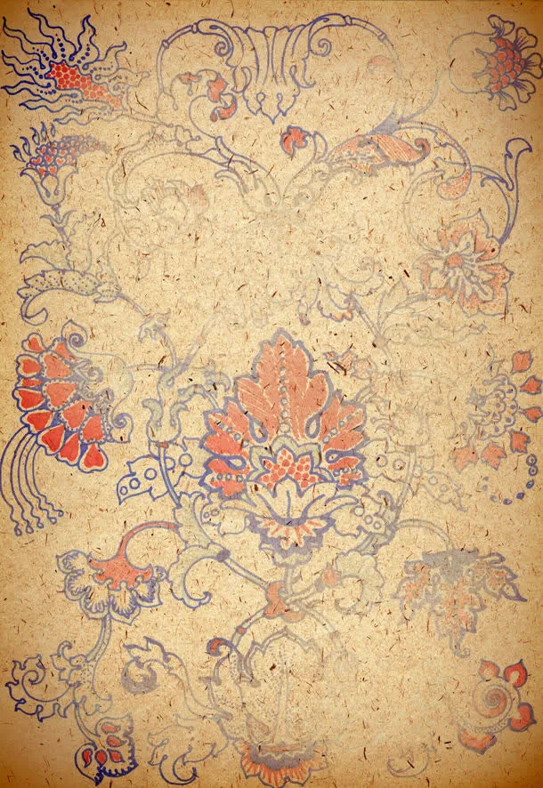 花卉背景纸张图