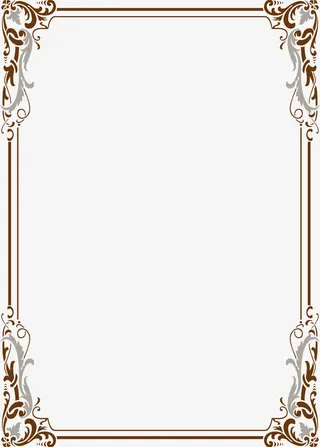 花纹边框中国风免抠
