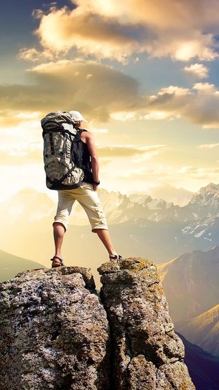 登山H5背景高清