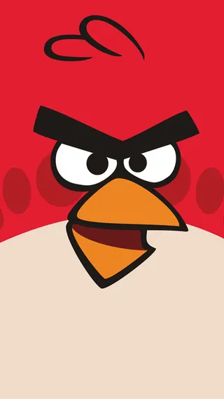 红色的小鸟H5背景高清