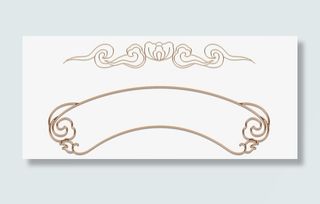 中国风标题框免抠