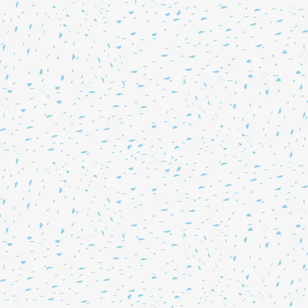 小清新蓝色圆点免抠