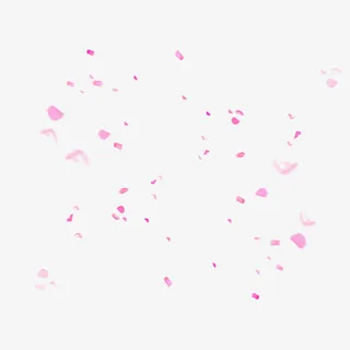 粉色小碎纸免抠