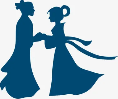 牛郎织女剪影免抠