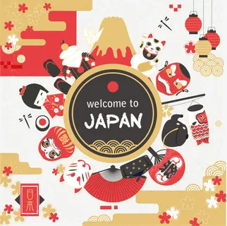 扁平化年夜饭素材背景