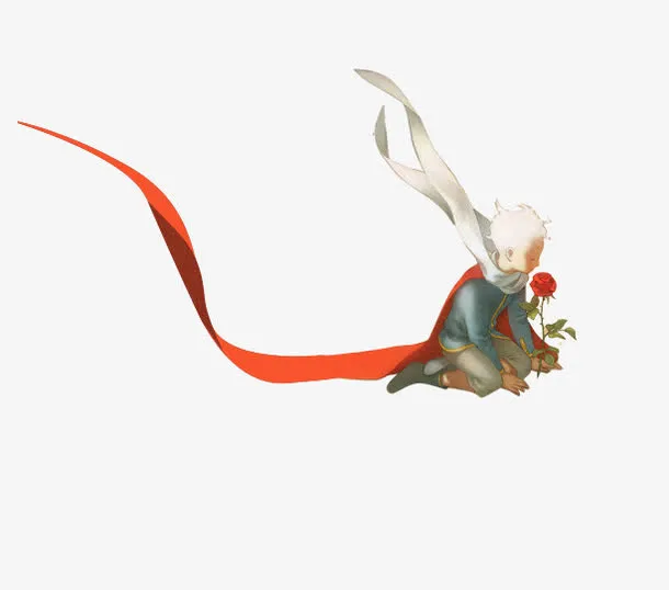 小王子与玫瑰免抠