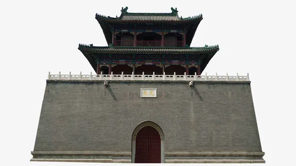天津鼓楼（钟楼）免抠