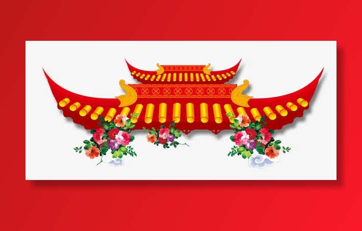 城楼门头免抠