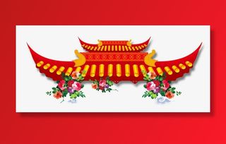 城楼门头免抠