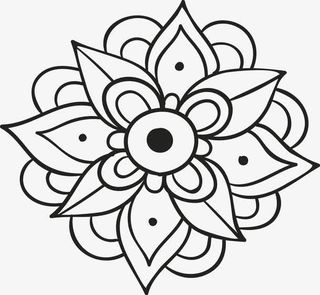 简易花朵图免抠