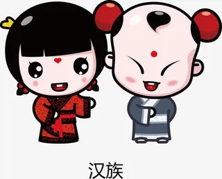 五十六民族之汉族免抠