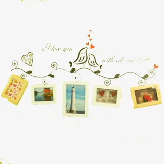 独特照片墙免抠