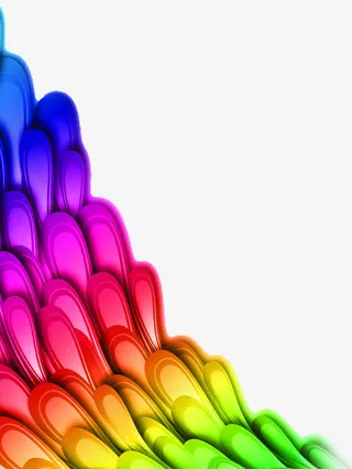 鳞片状彩色卡通毕业季免抠