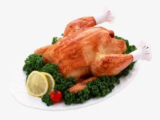 手扒卤鸡烧鸡熟食整只烤鸡元素免抠