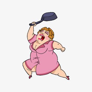 生气的女人免抠