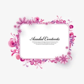 欧美炫彩花瓣底版免抠