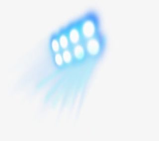 蓝色灯光效果免抠