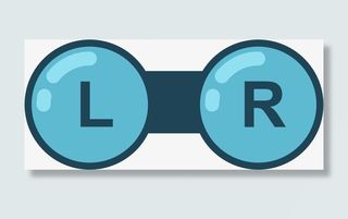 蓝色闪耀隐形眼镜免抠