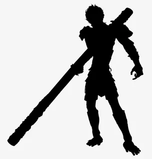 齐天大圣剪影免抠