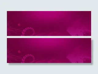 唯美台历设计banner背景