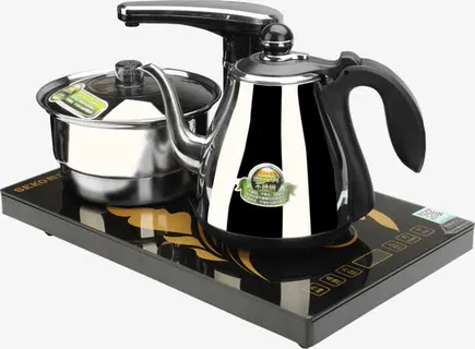 高清摄影烧水壶电磁炉免抠