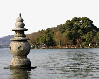 清新特色建筑杭州地标免抠图免抠