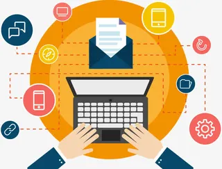 发送邮件矢量免抠