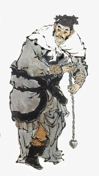 手绘人物肖像免抠