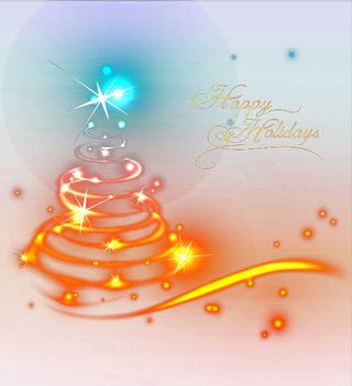 炫彩圣诞树免抠