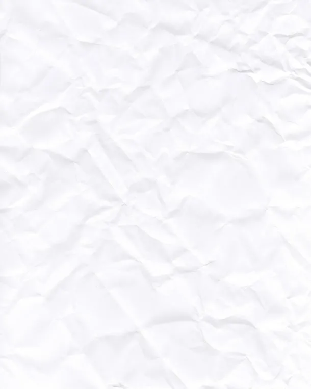 白色纸起皱纹理纸张免抠