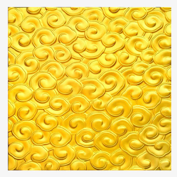 金色祥云纹理免抠