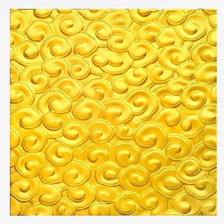 金色祥云纹理免抠