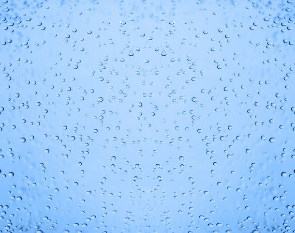 蓝色水珠背景高清