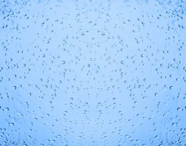 蓝色水珠背景高清
