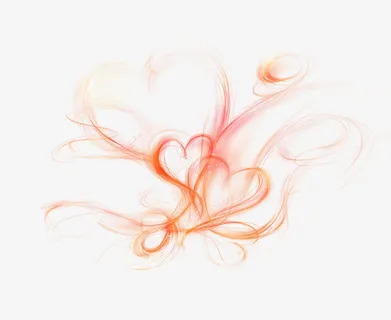 心心相印炫光素材免抠