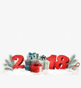 圣诞节多彩圣诞礼物免抠