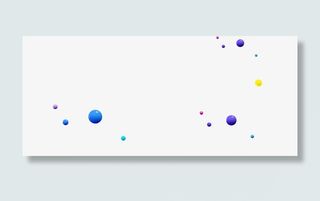 蓝紫黄红圆形点缀免抠