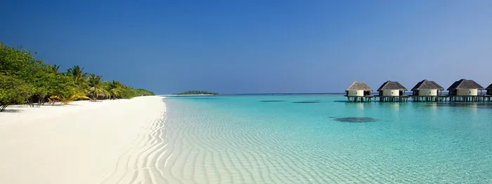 唯美简约海滩摄影背景高清