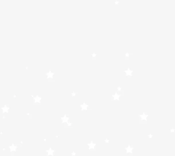 唯美白色星星免抠