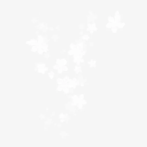 雪花漂浮免抠