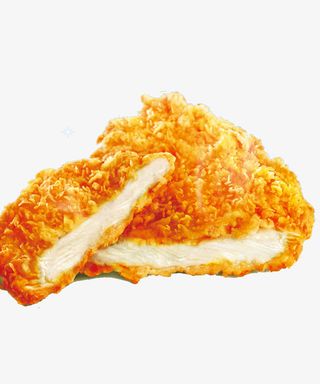 美味油炸鸡排PNG免抠