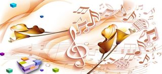 激情狂欢音乐符号背景高清