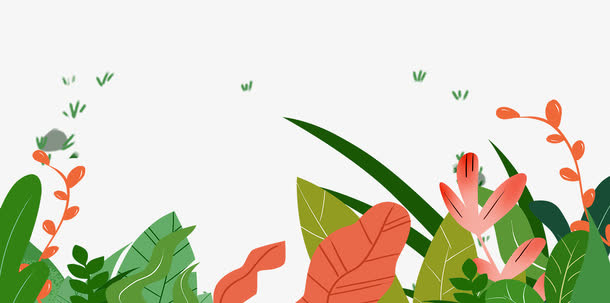 手绘文艺清新春天海报背景图