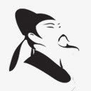 诗人李白china-style-icons免抠