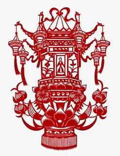 剪纸灯笼免抠 剪纸灯笼免抠
