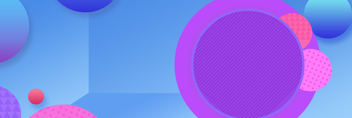 天猫女装秋冬上新扁平几何banner高清