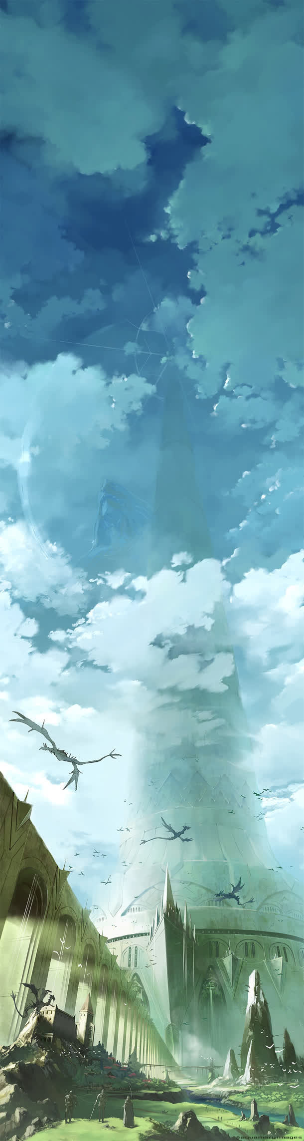 蓝色星空背景矢量图片